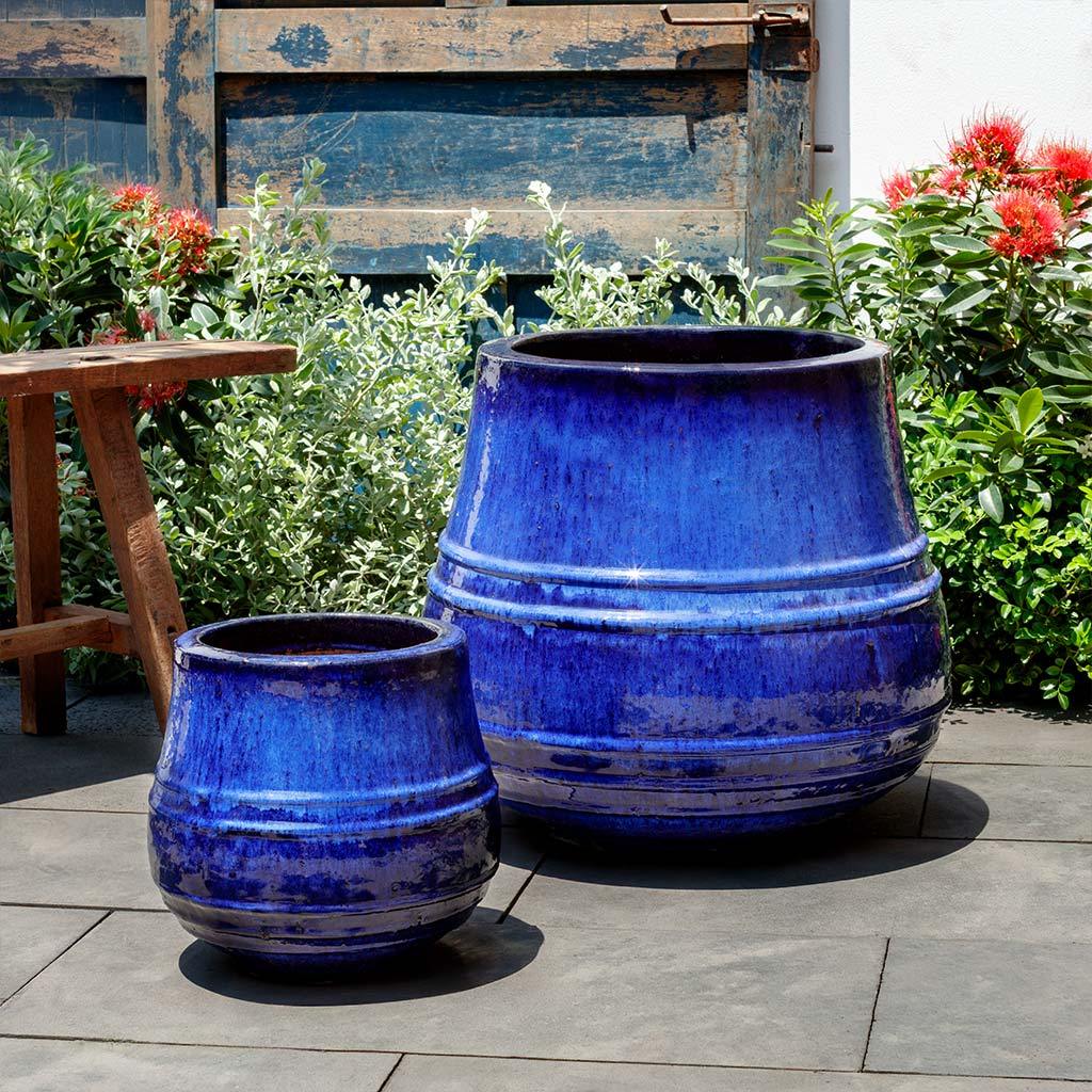 Citron Planter || Riviera Blue