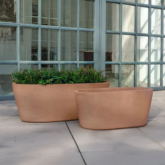 Chelsea Oval Window Box || Sandblasted