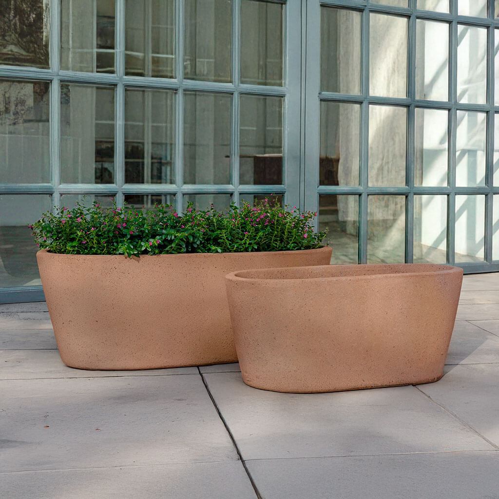 Chelsea Oval Window Box || Sandblasted