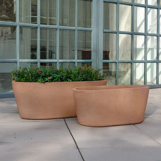 Chelsea Oval Window Box || Sandblasted