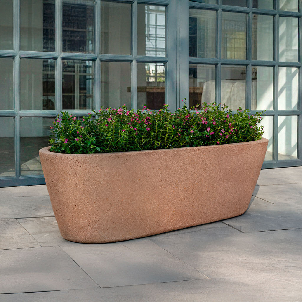 Chelsea Oval Window Box || Sandblasted