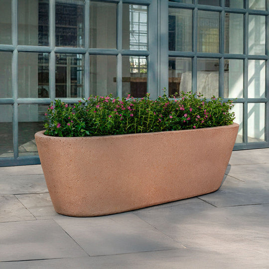 Chelsea Oval Window Box || Sandblasted