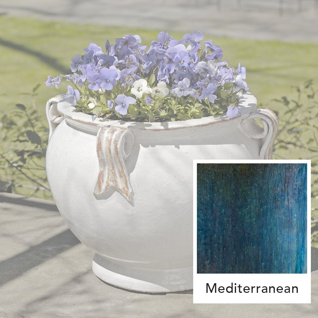 Round Handle Planter || Mediterranean
