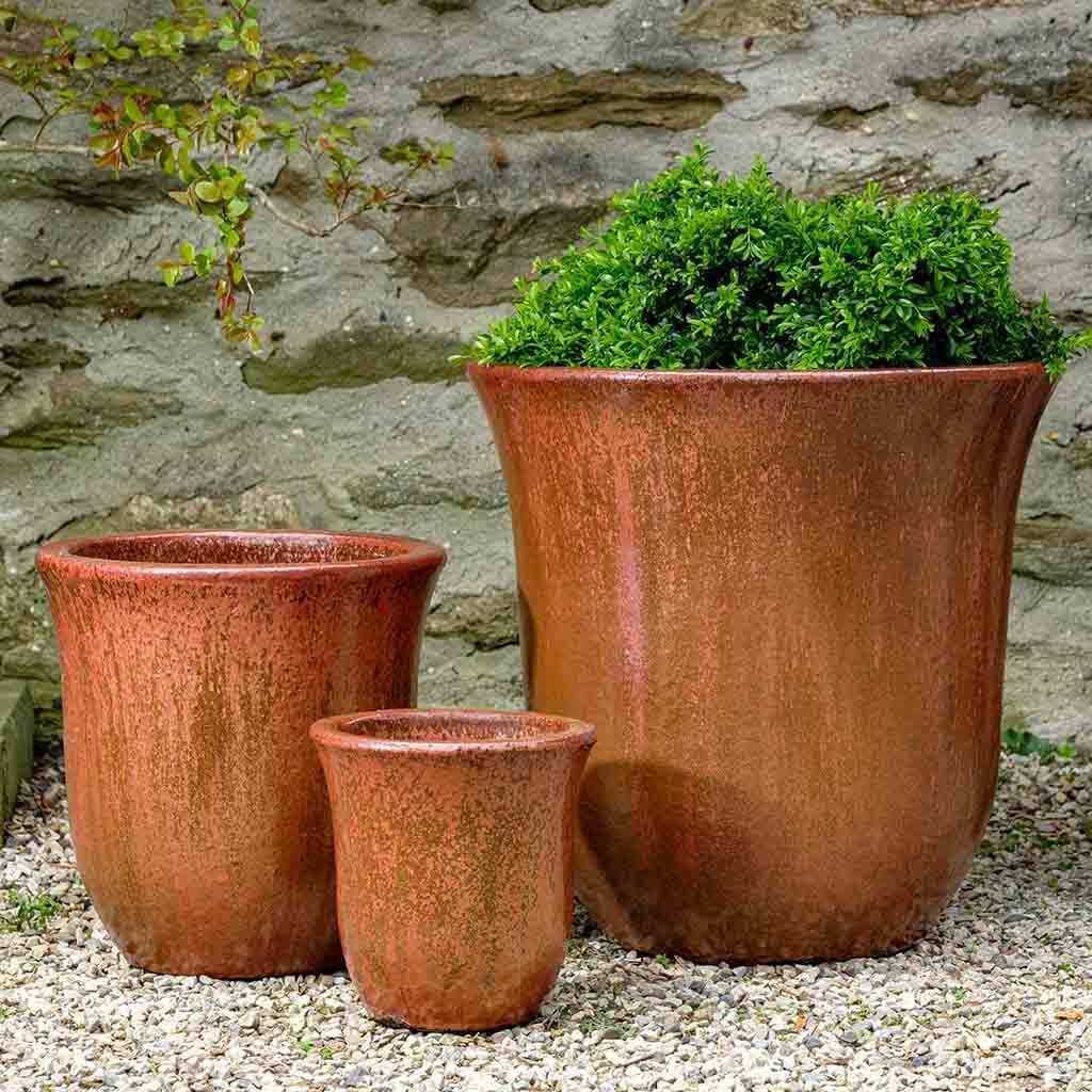 Jardinera Campana || Rojo Volcánico