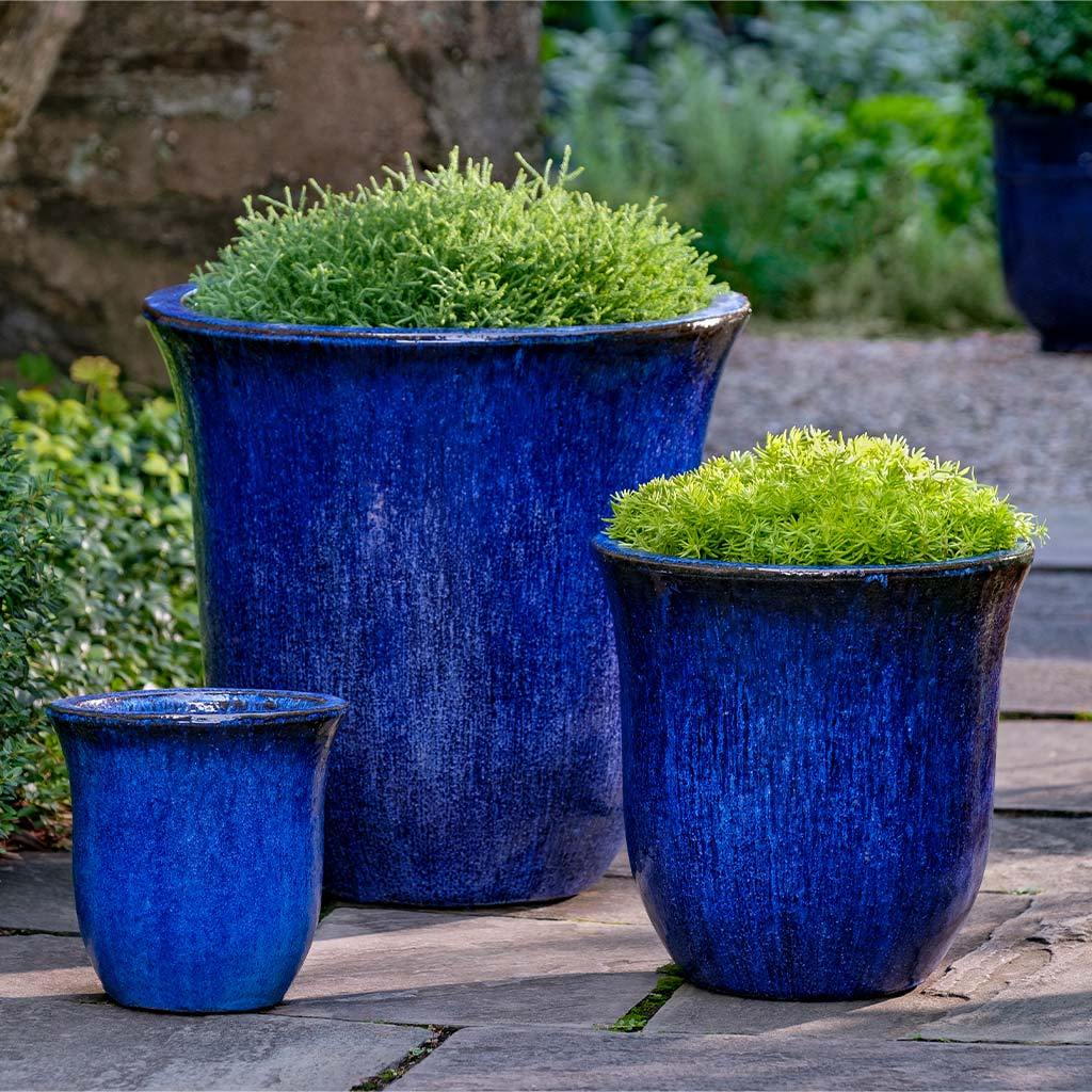 Campana Planter || Riviera Blue