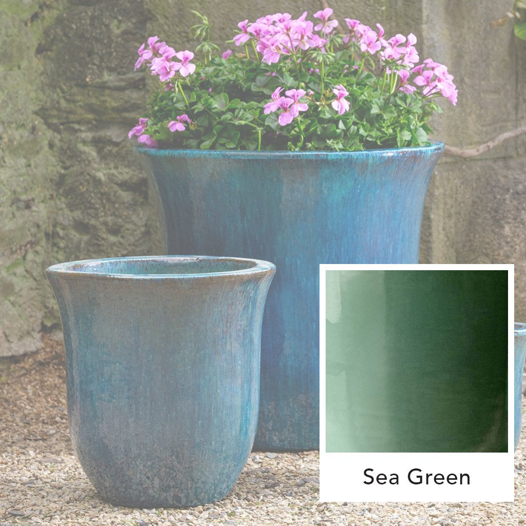 Campana Planter || Sea Green