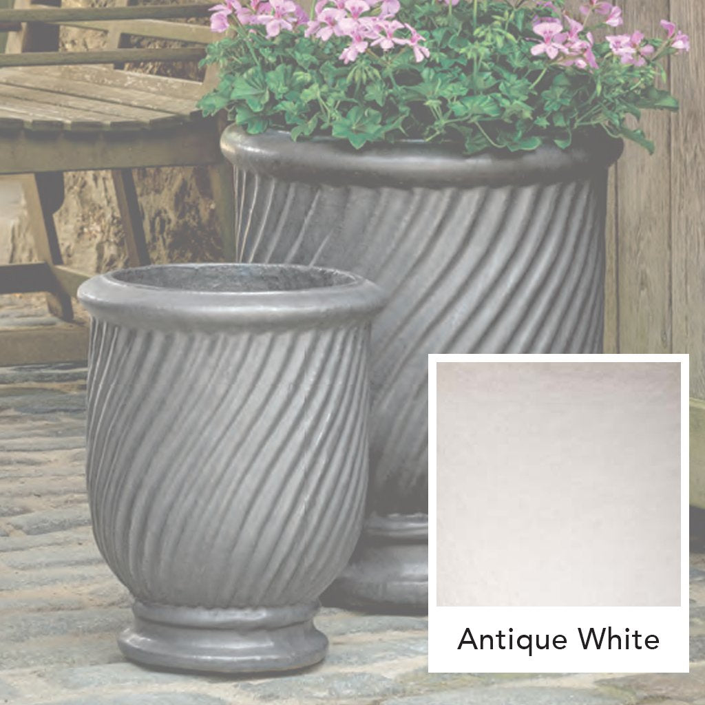 Beausoleil Planter || Antique White