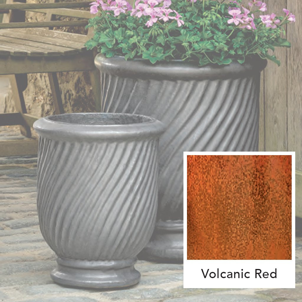 Beausoleil Pflanztopf || Vulkanisches Rot