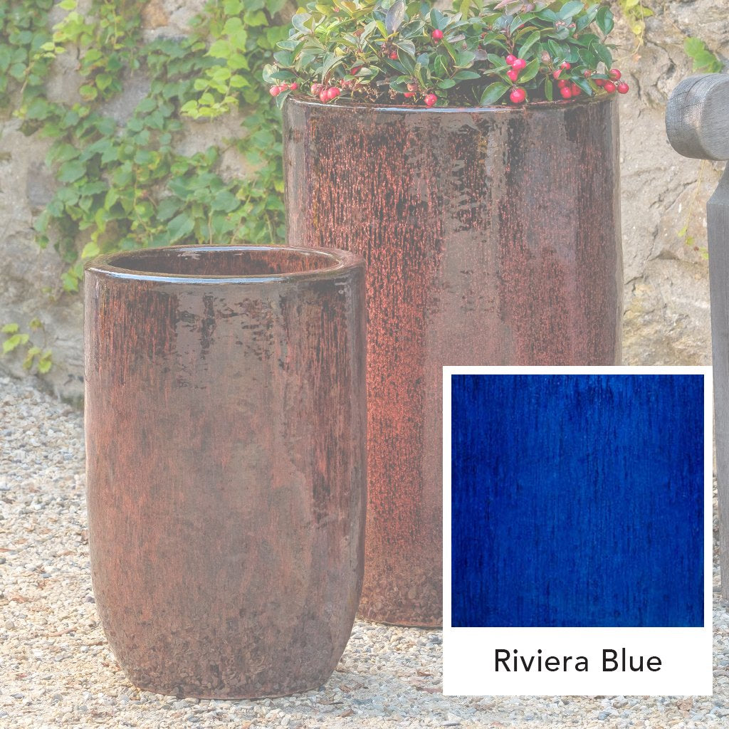Merlot Planter || Riviera Blue