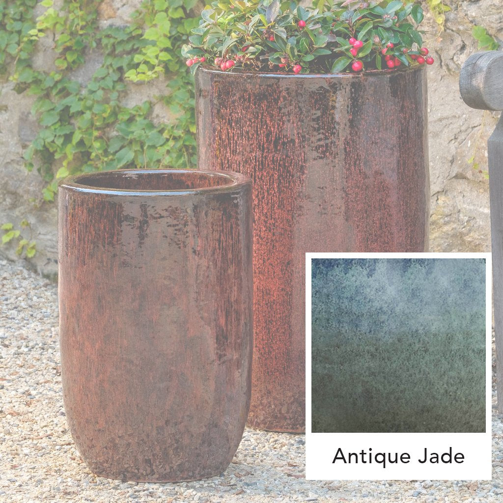 Merlot Planter || Antique Jade