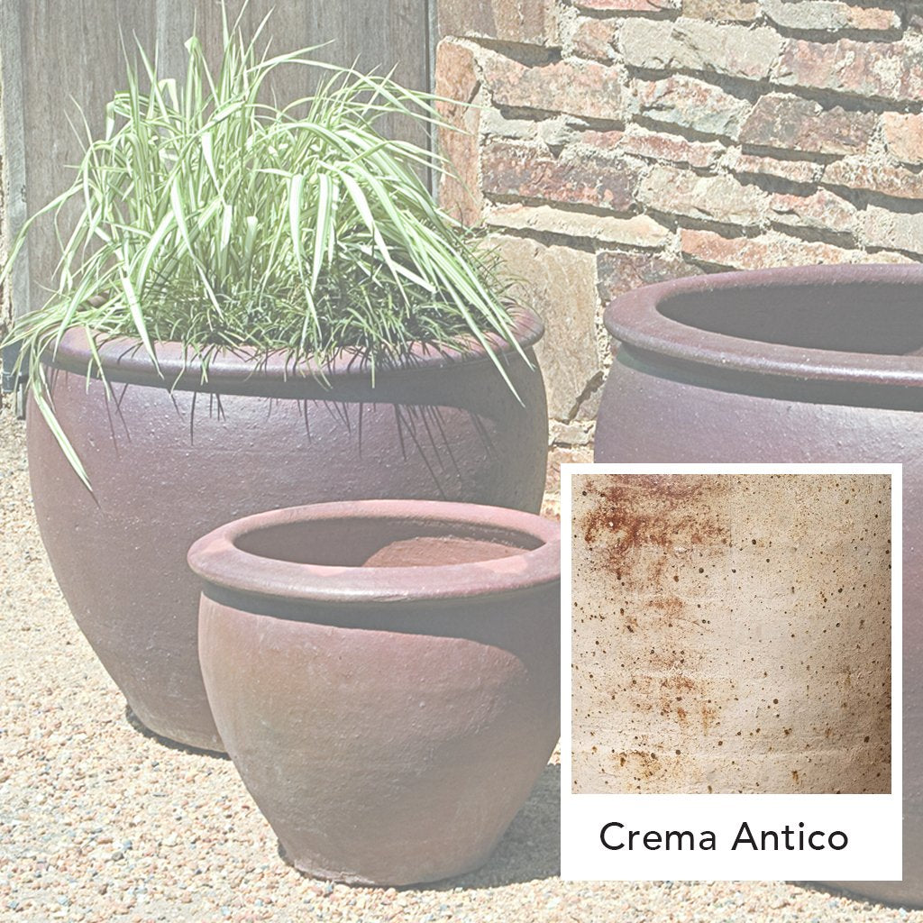 Tron Cao Planter || Crema Antico