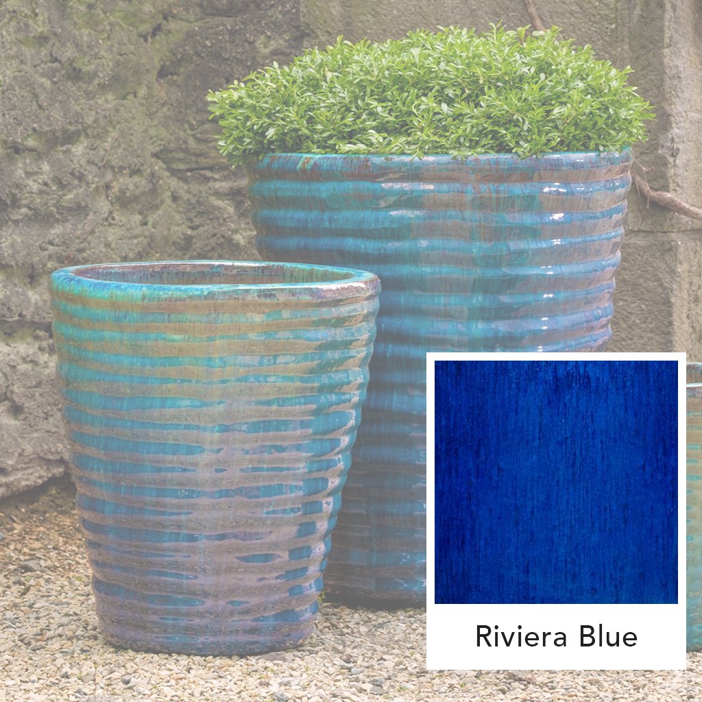 Vaso Rotondo Balze || Blu Riviera