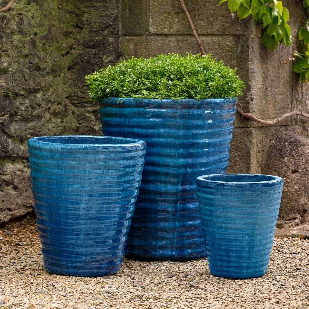 Round Ruffle Planter || Mediterranean