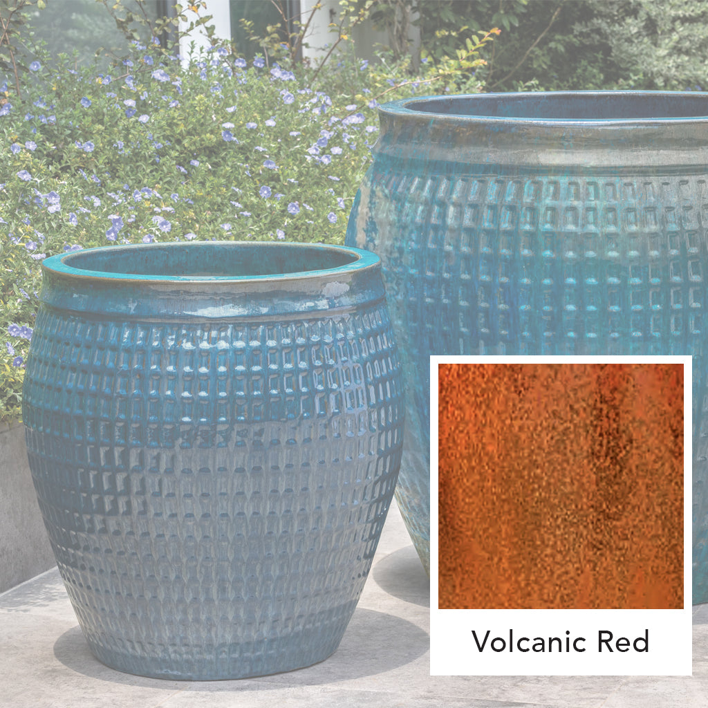 Vaso Ventana || Rosso Vulcanico