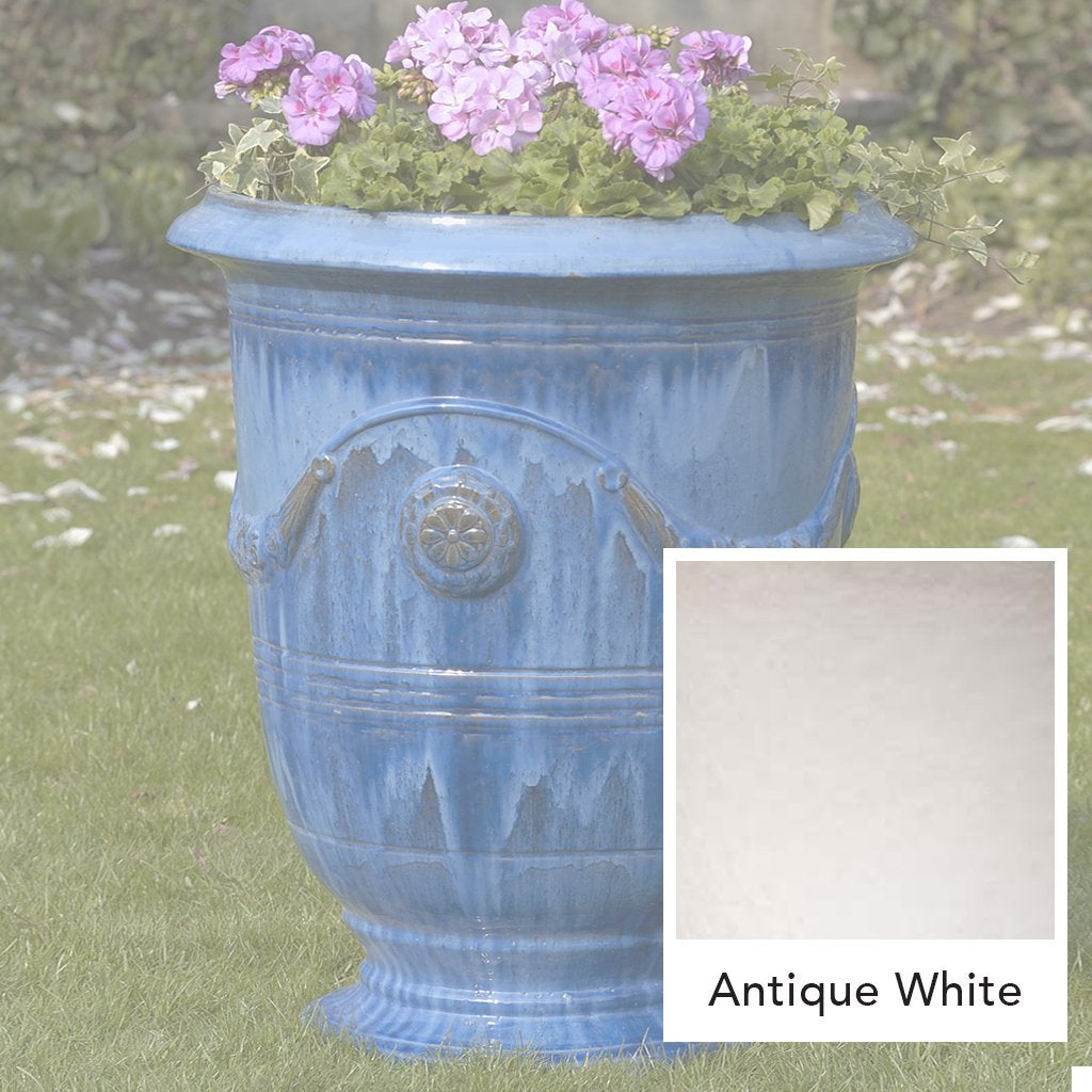 Vaso Anduze || Bianco Antico