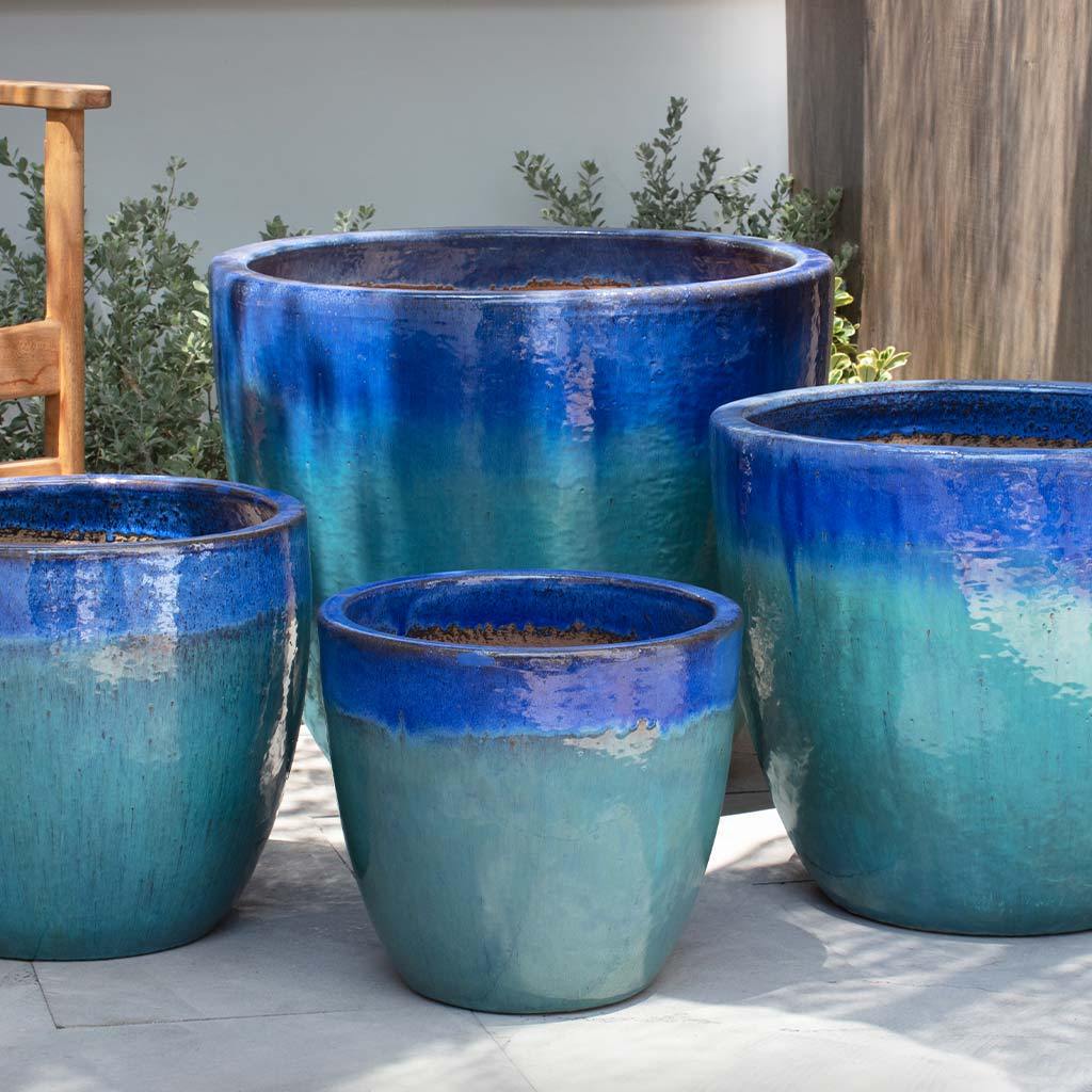 Ocho Planter || Running Blue