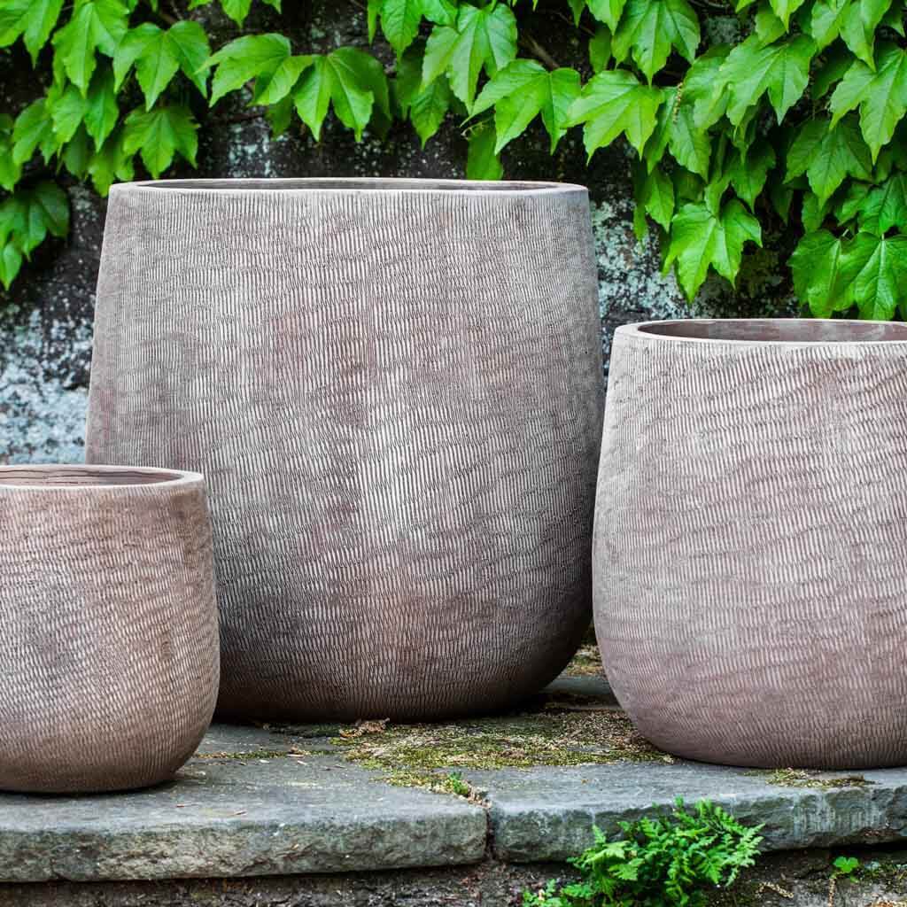 Jardinera Lino Hilado a Mano || Terracota Antico
