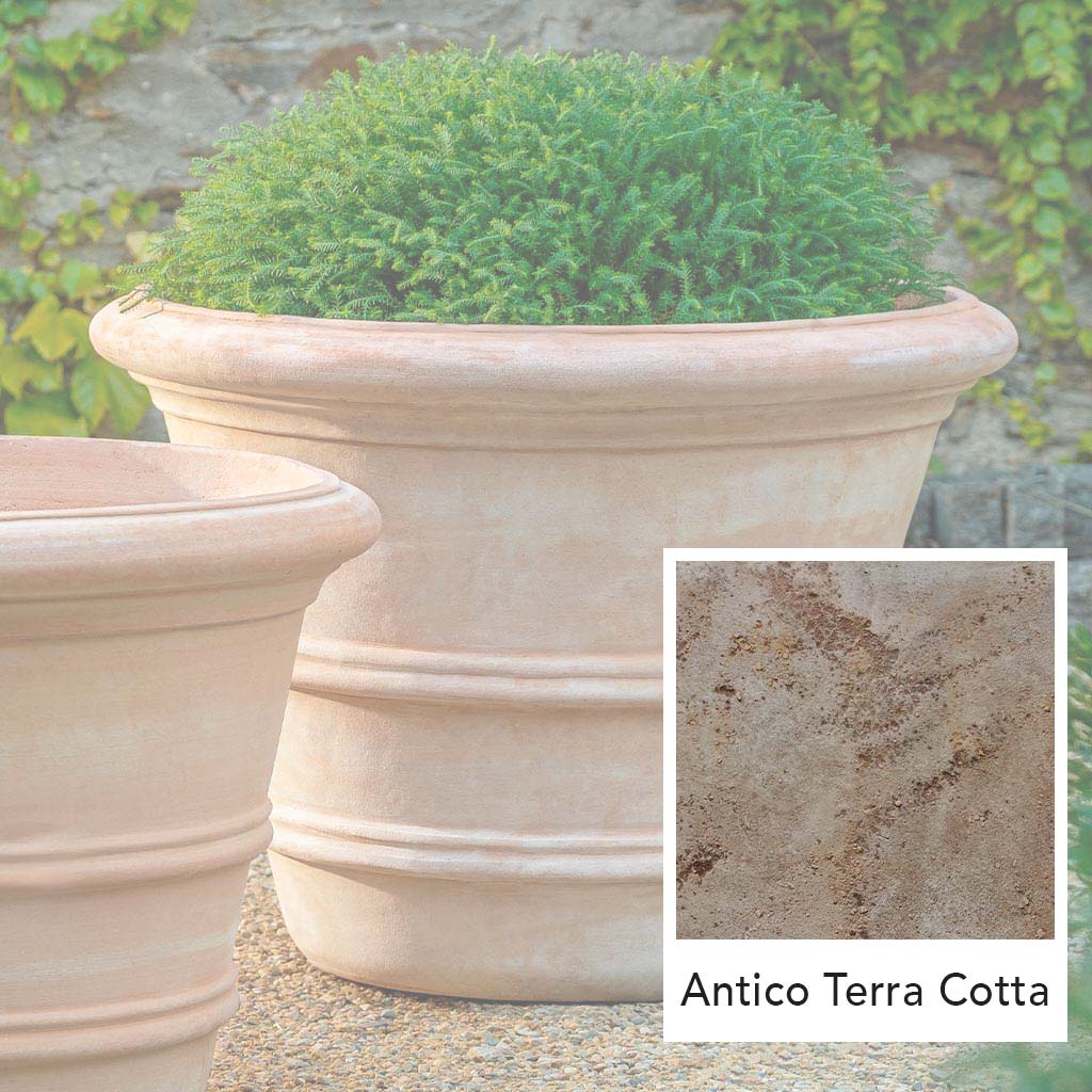 Classic Double Rolled Rim 27" || Antico Terra Cotta