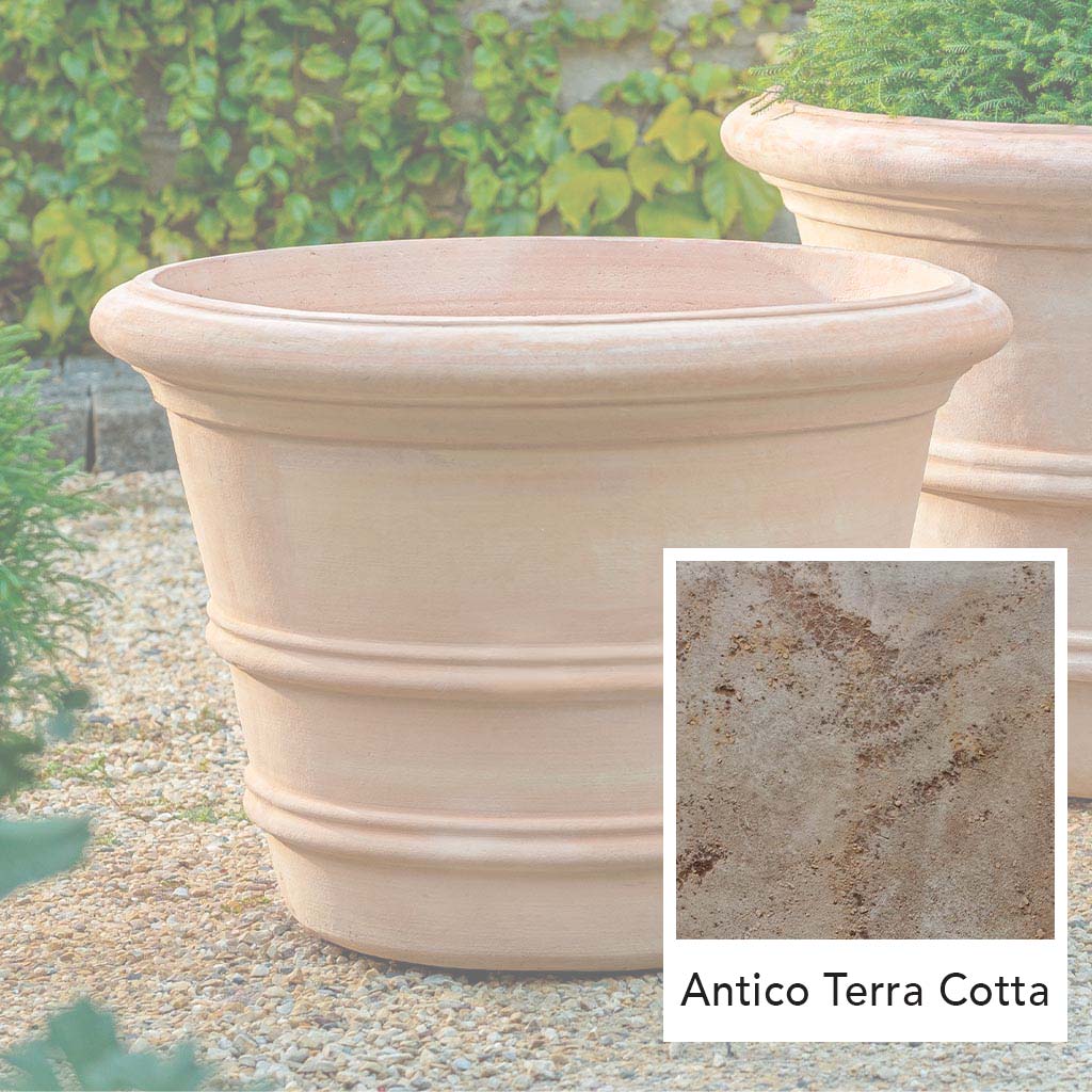 Classic Double Rolled Rim 24" || Antico Terra Cotta