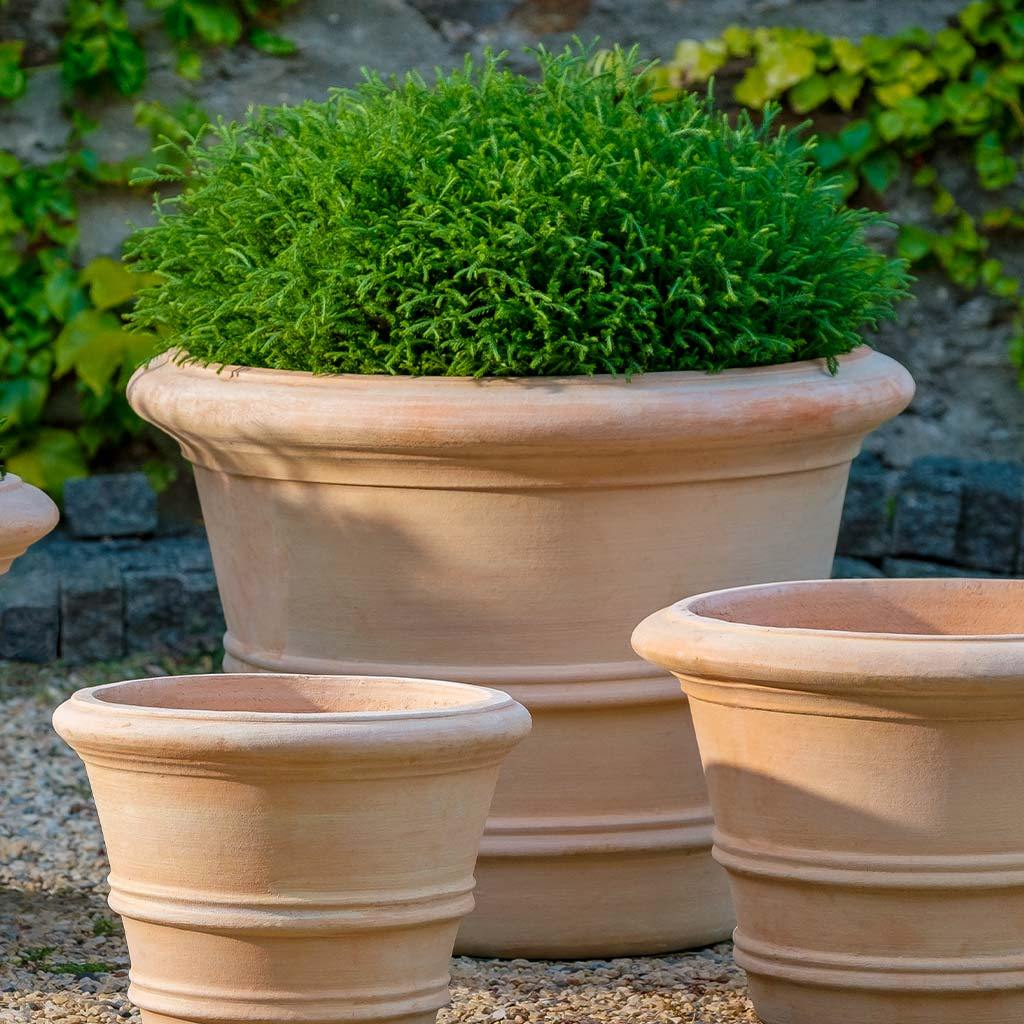 Classic Double Rolled Rim 20.5" || Terra Cotta