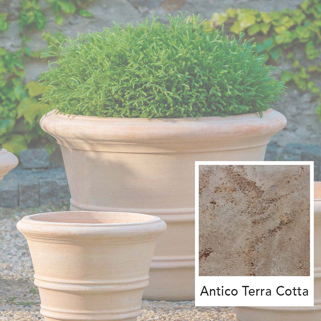 Classic Double Rolled Rim 20.5" || Antico Terra Cotta