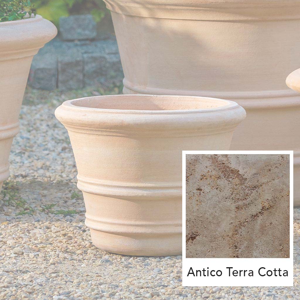 Klassischer Doppel Rollrand Pflanztopf 29cm || Antico Terrakotta