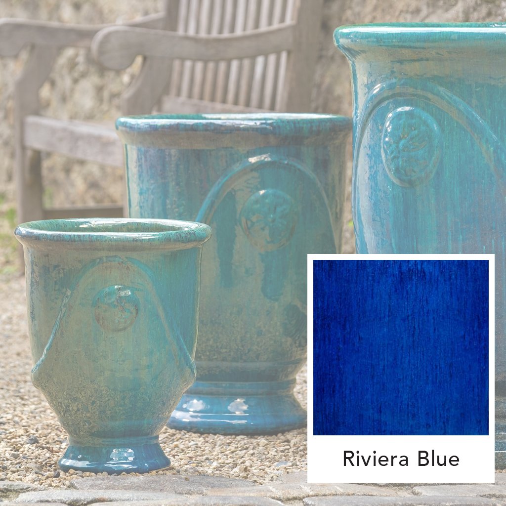 Anduze Urn || Riviera Blue