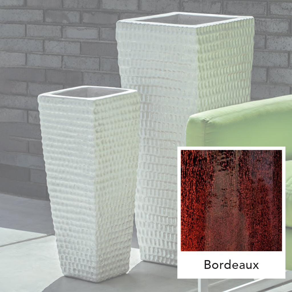Haute Jardinière Carrée Fossette || Bordeaux