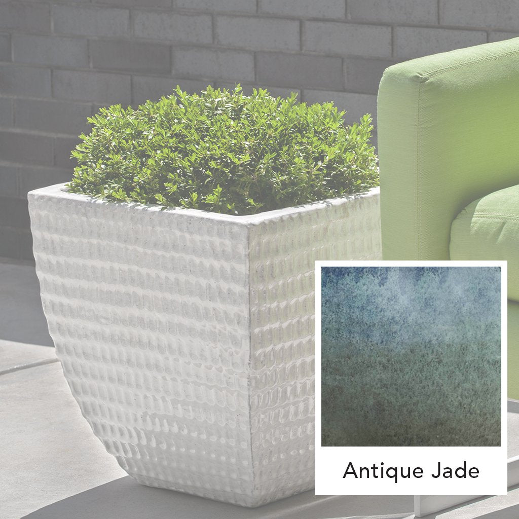 Jardinière Carrée Fossette || Jade Antique