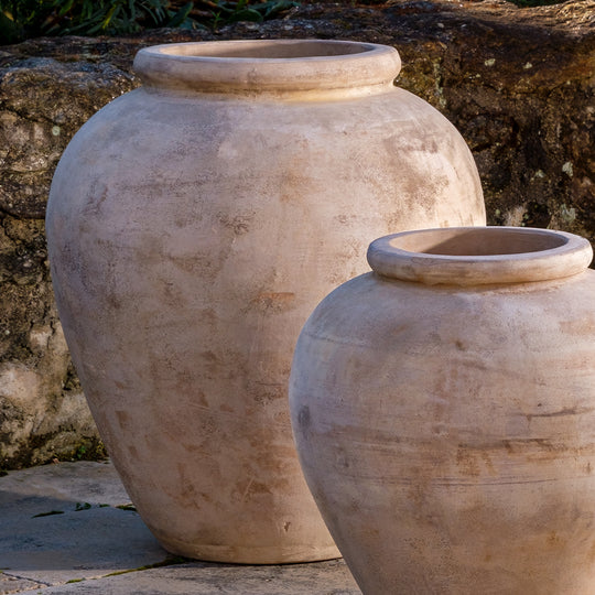 Olivio Planter, Large || Antico Terra Cotta